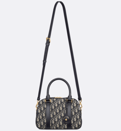 ディオール Dior D-Vibeボウリングバッグ オブリークジャカード